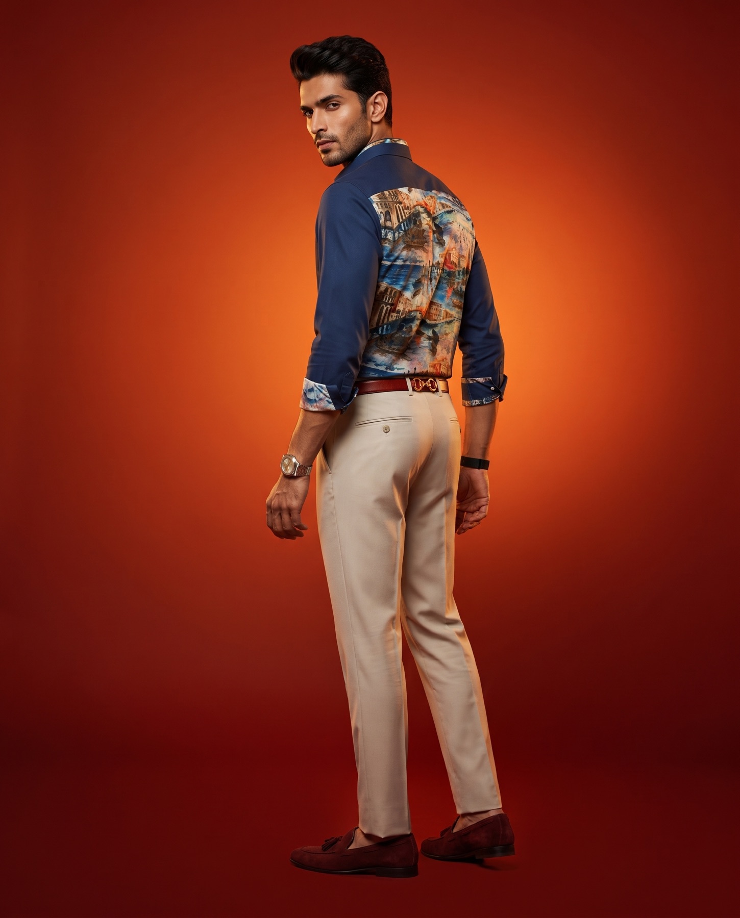The Hidden Canvas — art-printed designer shirt for men, Pune