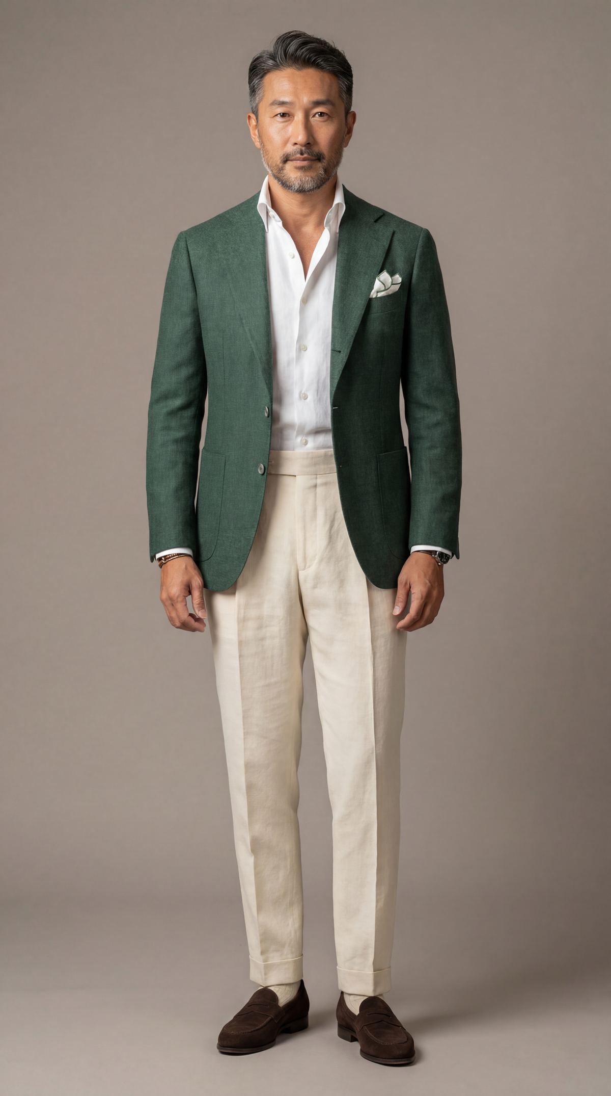 Il Verde Riviera — Custom Green Suit Tailored in Pune