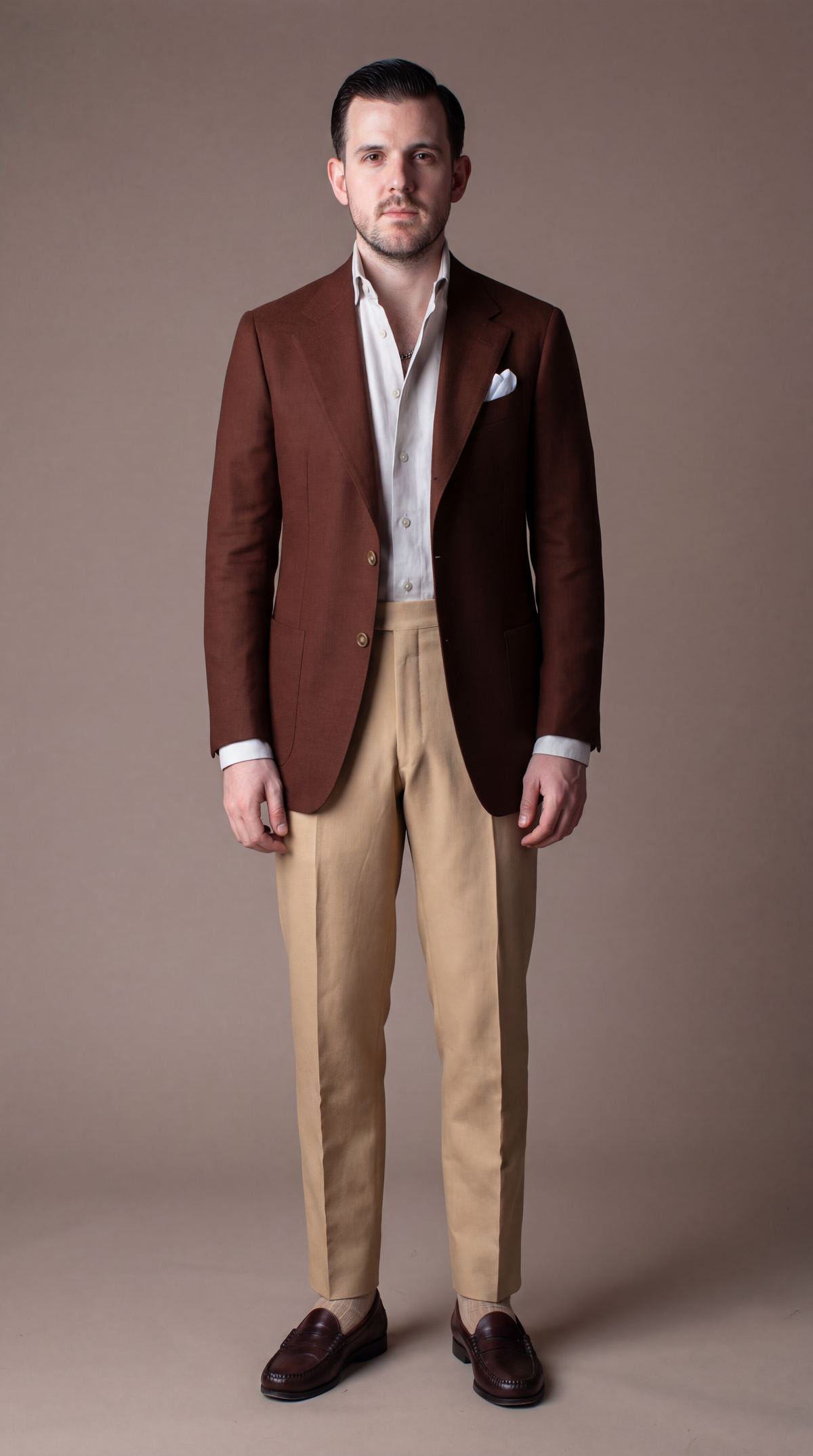 Il Tabacco Toscano — Custom Tobacco Brown Suit in Pune