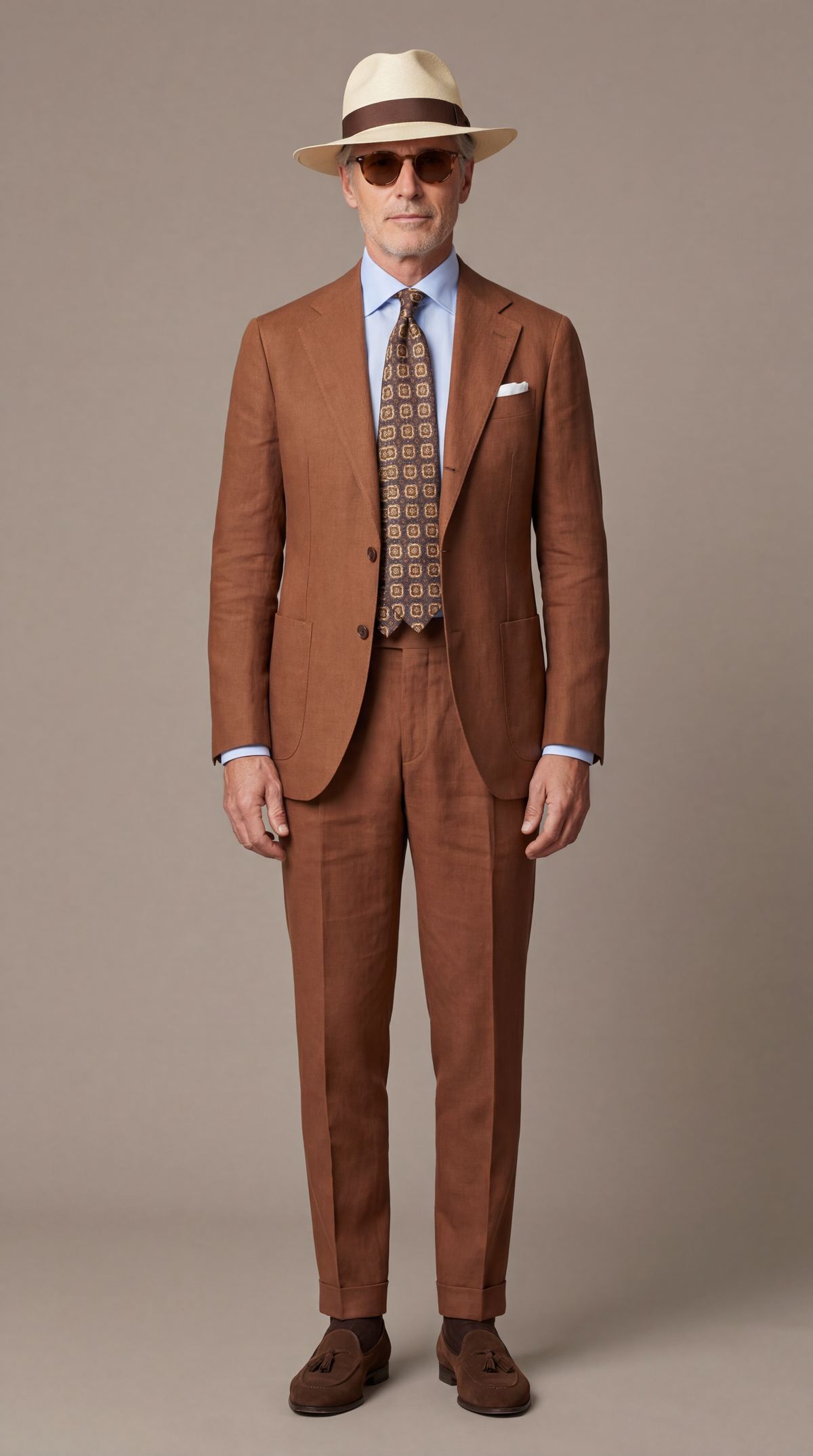 La Terra di Siena — Bespoke Sienna Brown Suit in Pune